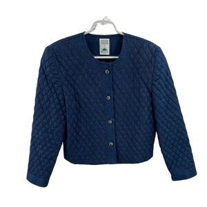 Hairston Roberson Ropa 8 quilted cotton structured denim waist jacket western